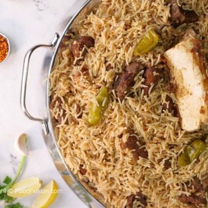 beef bannu pulao