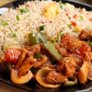Chicken Jalfrezi with Rice